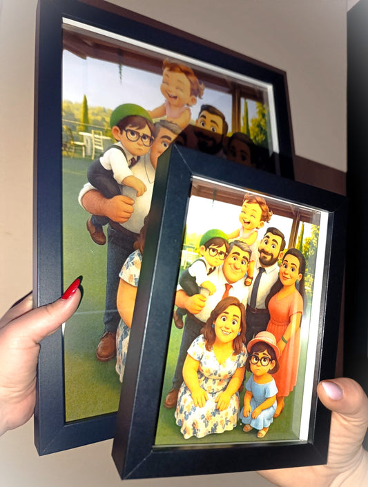 Moldura c/ Wallpaper "Pix'arte"